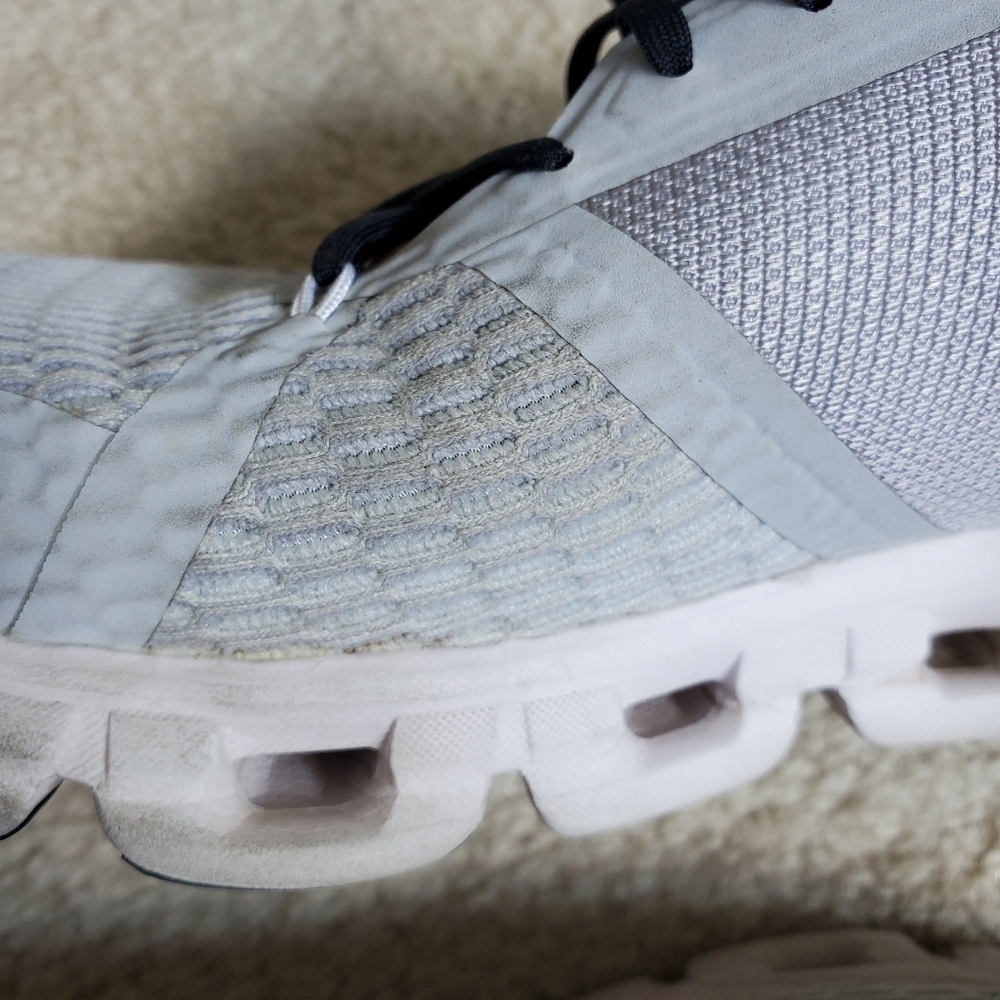 On Running Gray and Black Athletic Shoes with Mesh Upper. Size 10.5 - Picture 13 of 15